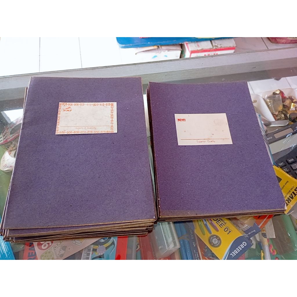 Buku Tulis Jadul Sampul Biru