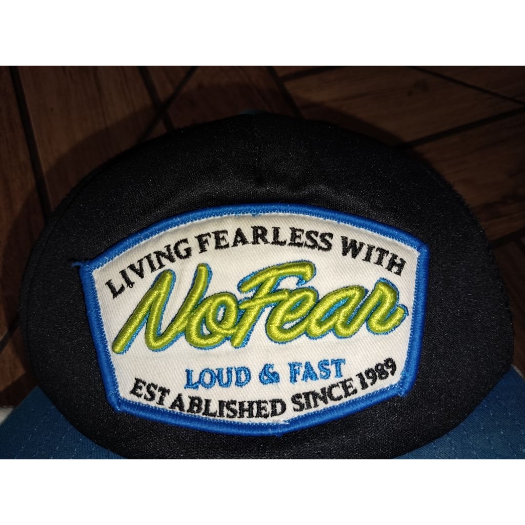 Bekas Snapback NOFEAR nominus, good kondisi