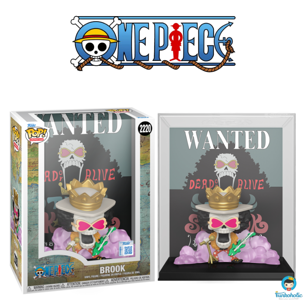 Funko POP Covers Animation One Piece - Brook Wanted Poster #2220