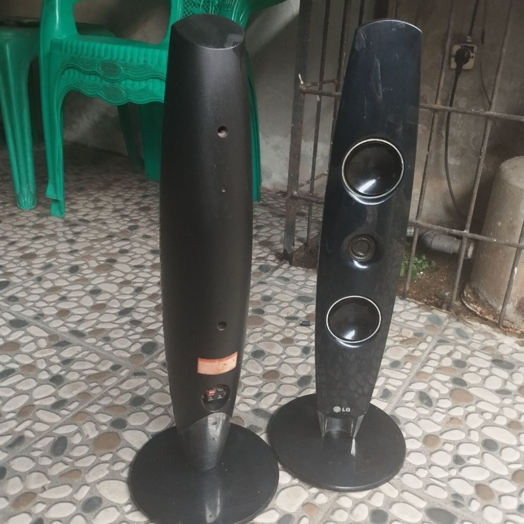 speaker tower home theater pasif LG SH85TC-S dan polytron 24 series