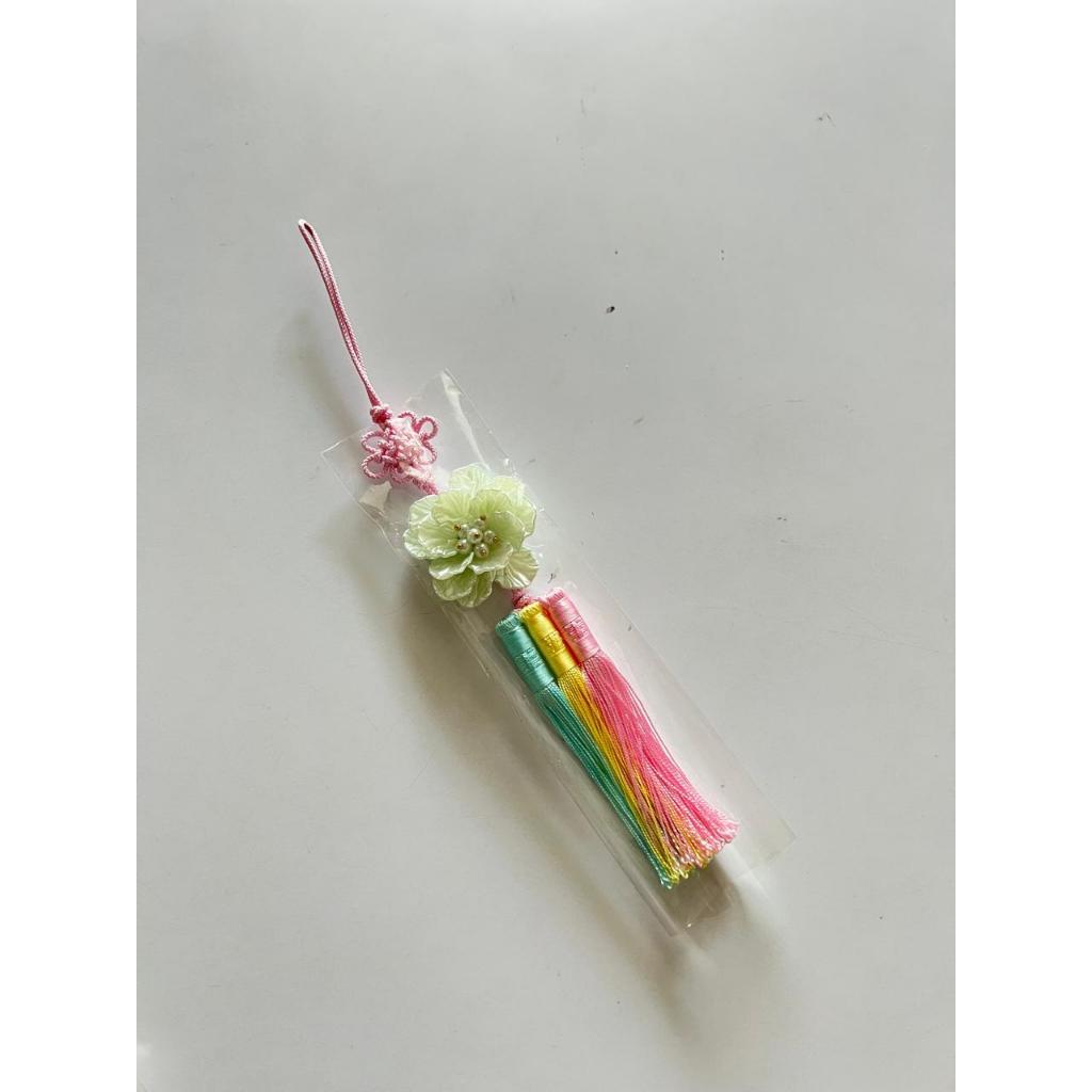 NORIGAE PREMIUM BUNGA SOUVENIR KOREA ASLI 100% KOREAN SOUVENIR TASSEL GANTUNGAN TAS GANTUNGAN HANBOK