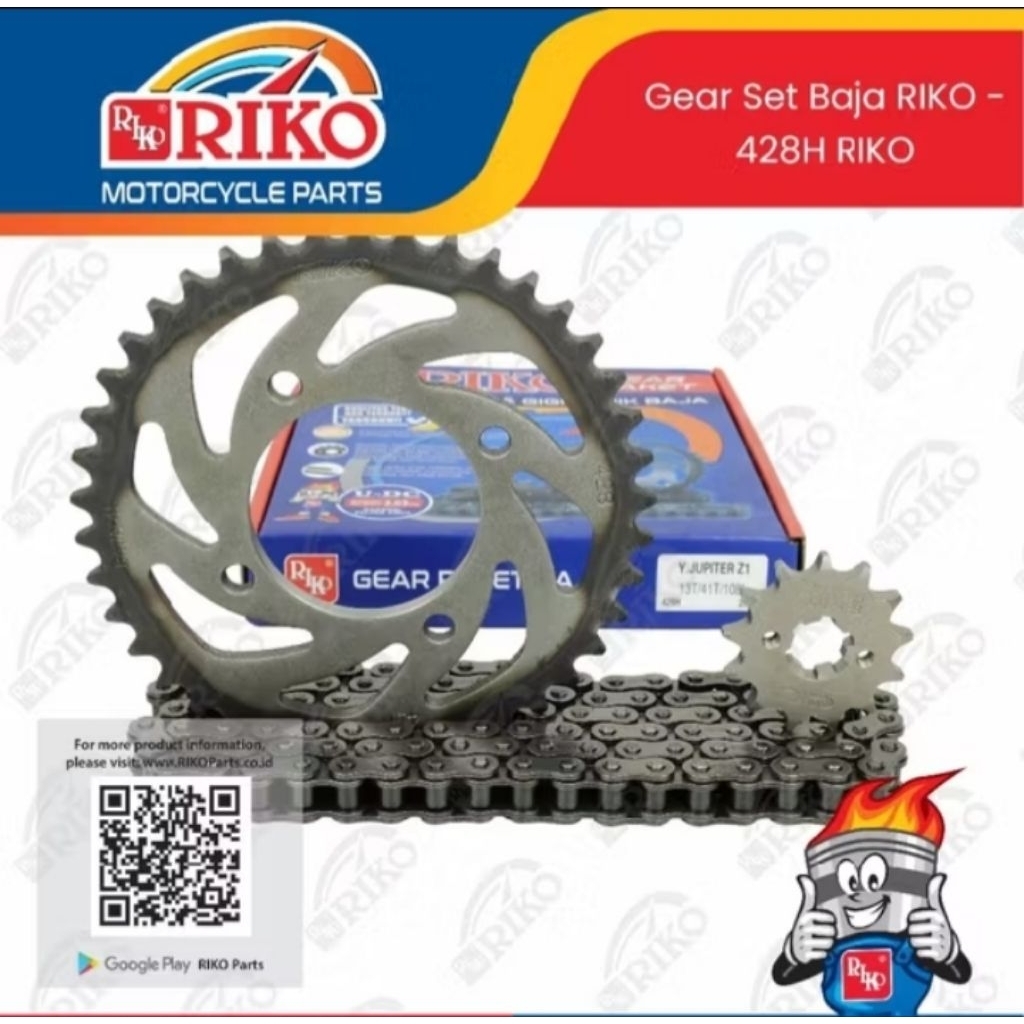 GEAR GIR SET PAKET RANTAI FIZR/FORCE 1 ZR