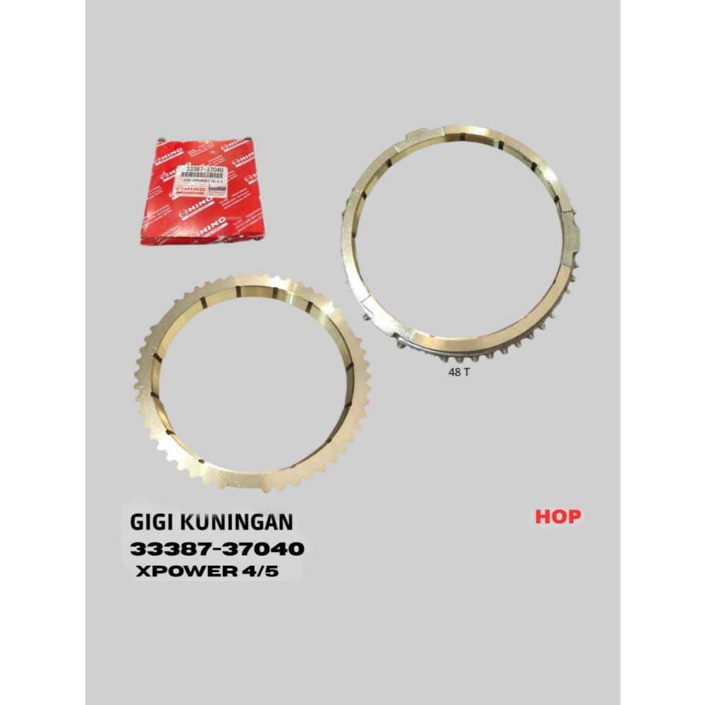 GIGI KUNINGAN DYNA/HINO DUTRO HT130/XPOWER (2019) 4/5 48T 33387-37940