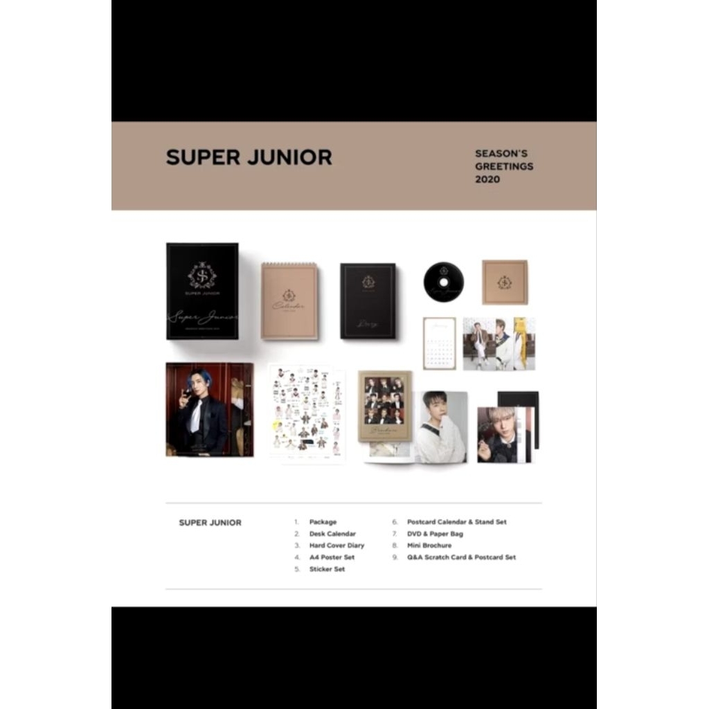 READY  SEASON GREETING 2020 SUPER JUNIOR OFFICIAL