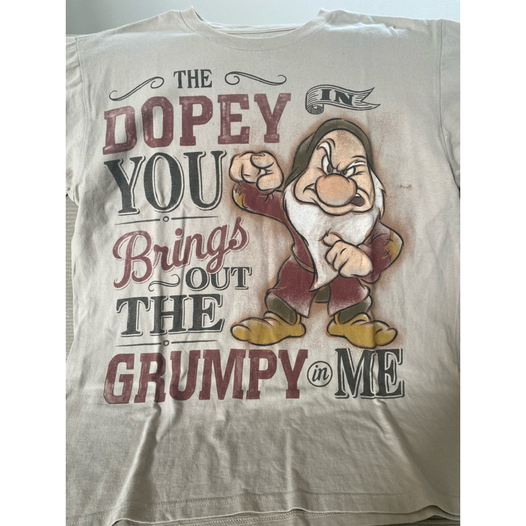 Kaos Disney Grumpy Vintage
