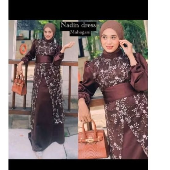 nadine dress brokat
