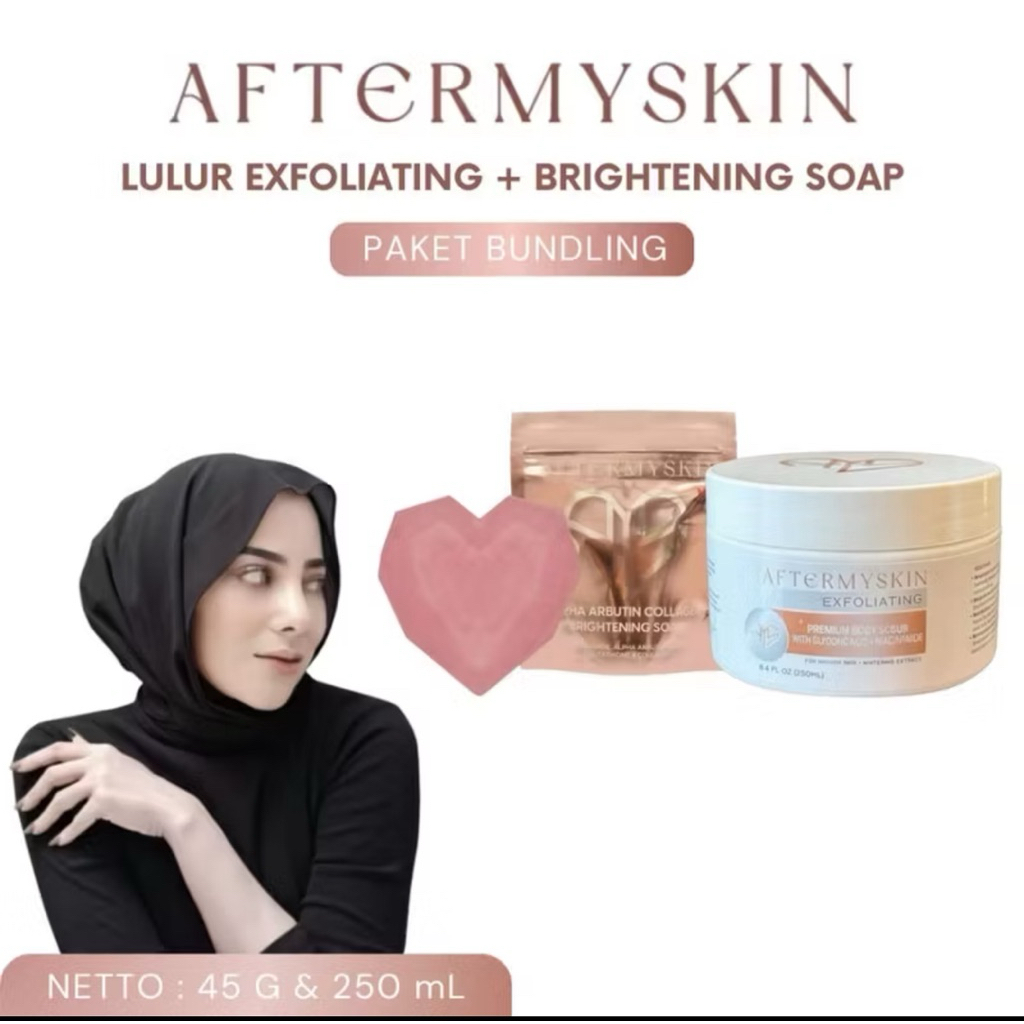 AFTERMYSKIN-BUNDLING LULUR PENGANTIN&SABUN