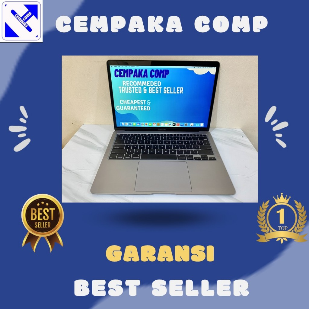 MacBook Air Retina 13 2020 Core i5 16GB 512GB Garansi