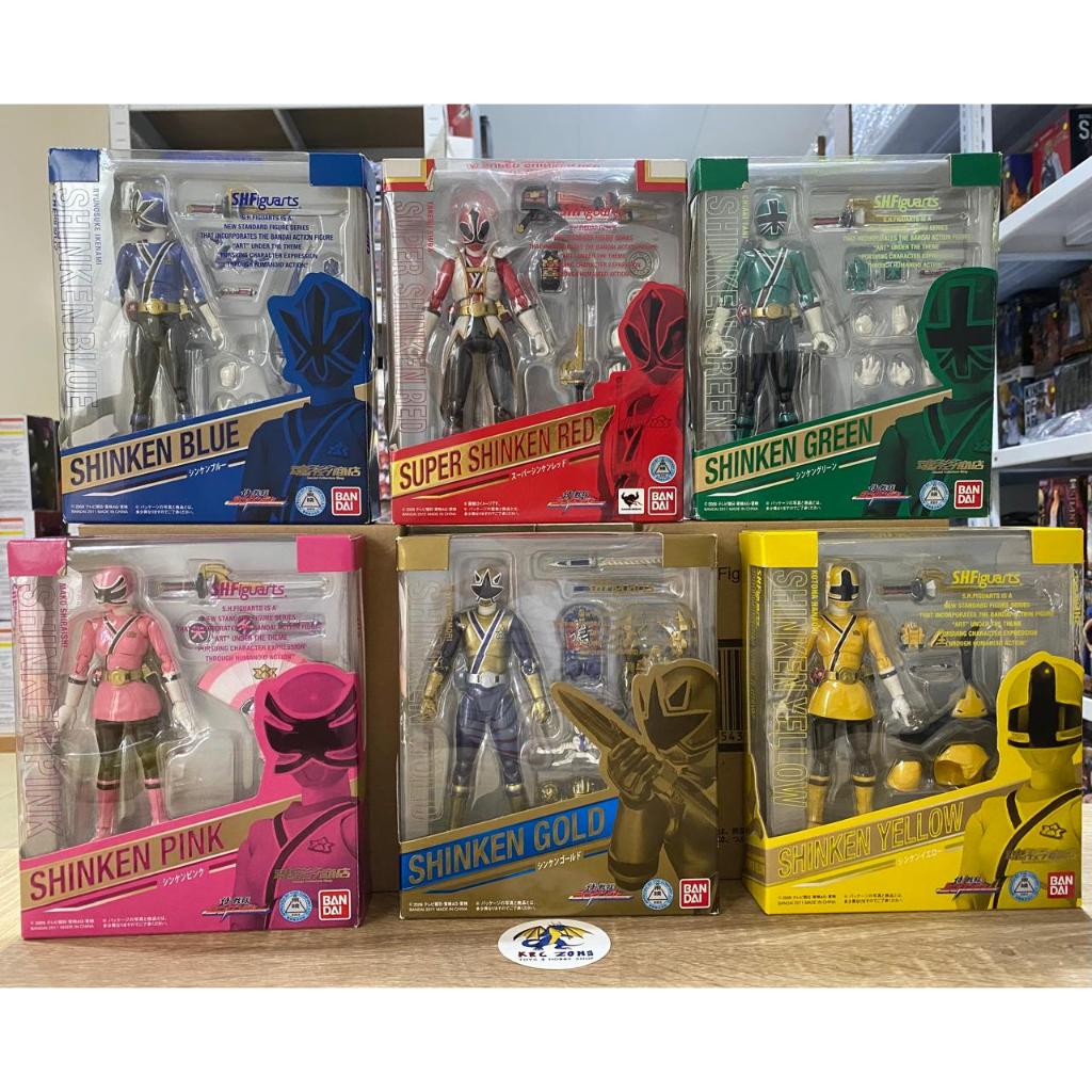 BANDAI S.H.FIGUARTS SUPER SENTAI SHF SHINKENGER (SET 6 PCS) FIGURE SKALA FIGMA
