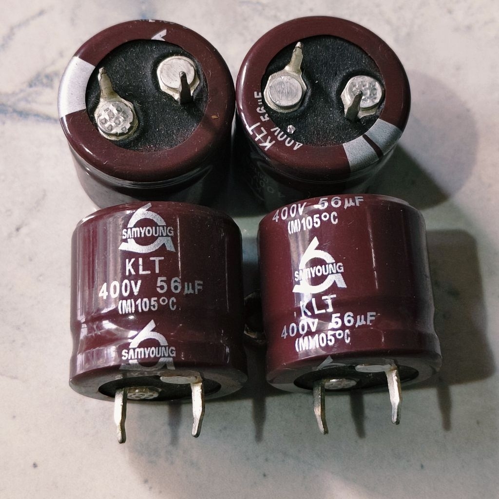 BARU ELCO 400V56UF DIAMITER 2.2CM