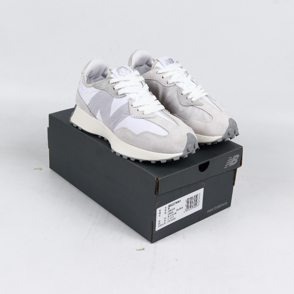 (MARKET) Sepatu Sneakers New Balance X Noritake MS327NW1 Grey White - 327