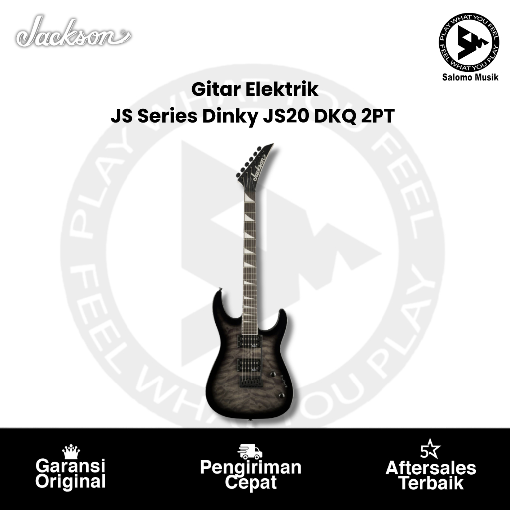 Gitar Elektrik Jackson JS Series Dinky JS20 DKQ 2PT Original Varian Warna