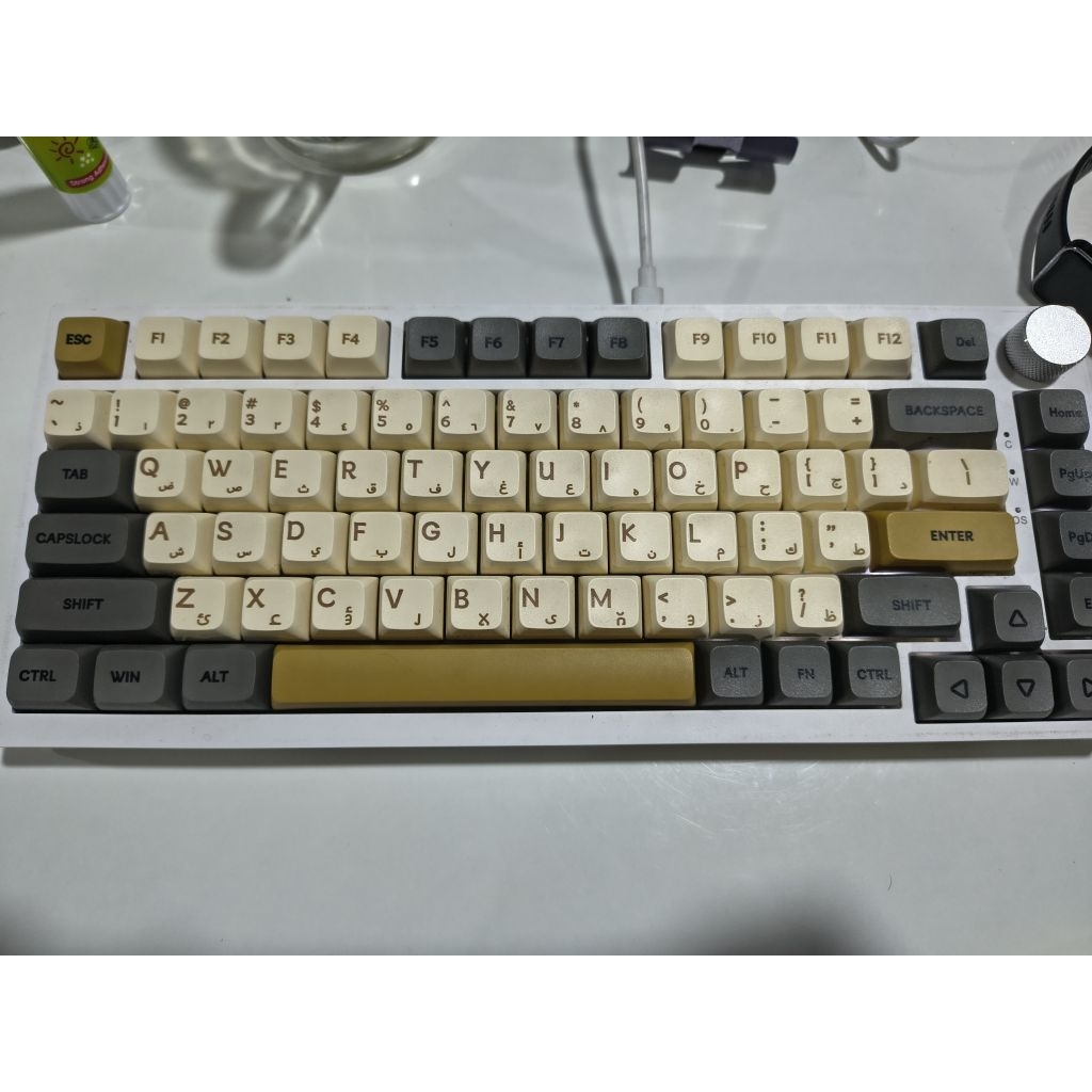 AJAZZ AK820 Dual Tone V1 + Keycaps XDA Arabian Roots