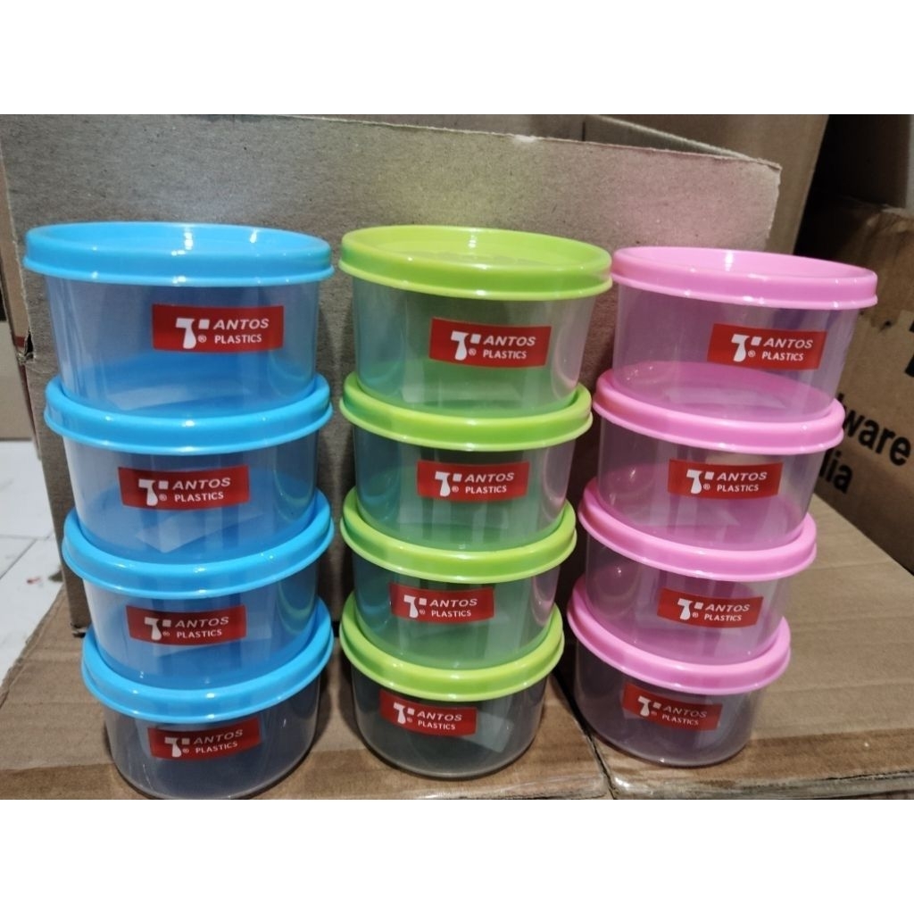 Toples Kecil Plastik Sealware 100ml - Food Safe, Serbaguna, Warna Acak