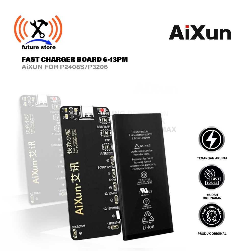 AIXUN FAST CHARGER BOARD FOR P2408S/P3206 SUPPORT 6-13PM ORIGINAL
