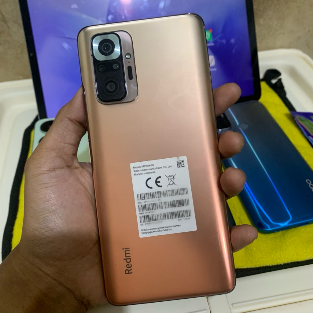 REDMI NOTE 10 PRO 8/128 NORMAL ORIGINAL | HP SECOND MURAH BERGARANSI