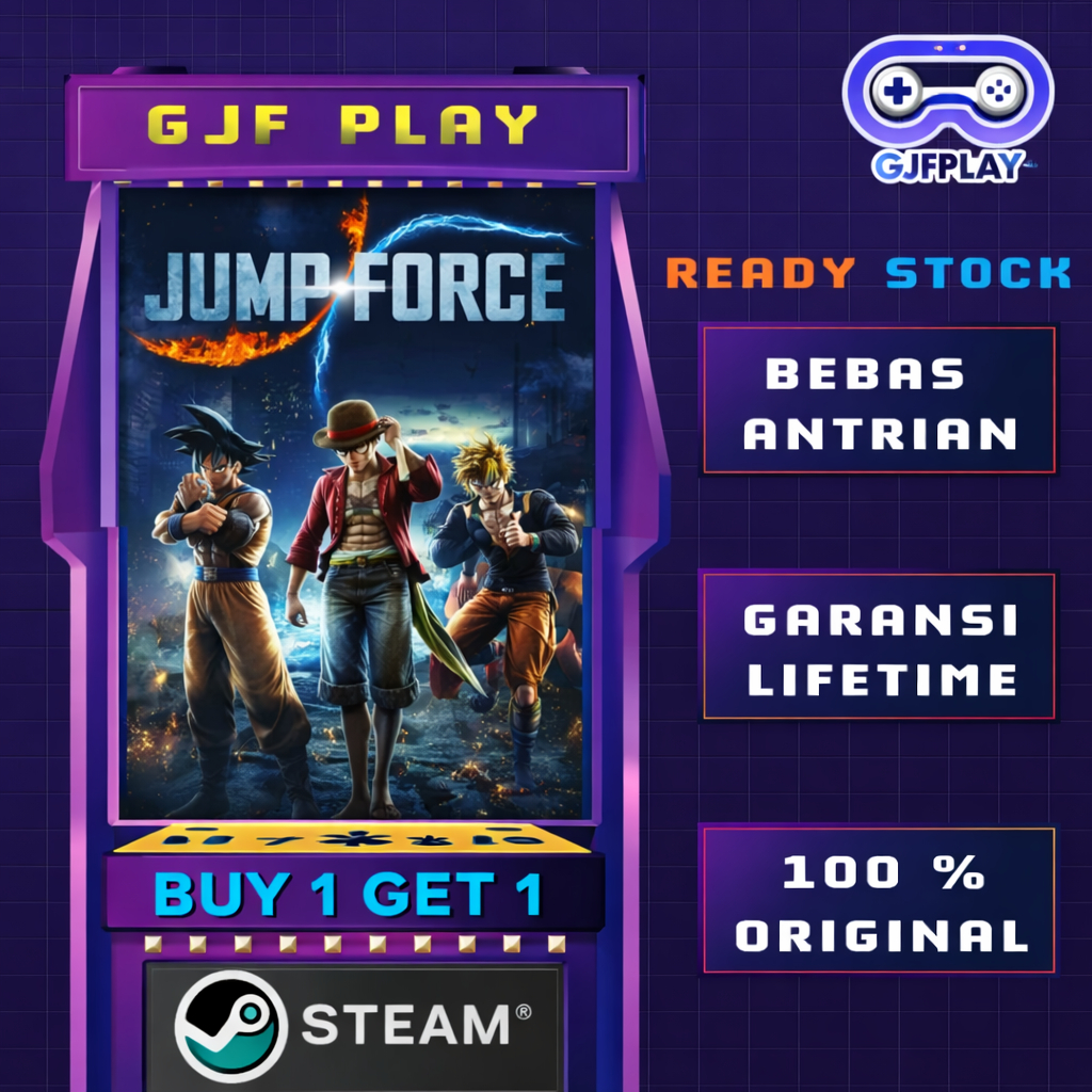 Jump Force Steam Game PC Original 100% Anti Limit Garansi Lifetime
