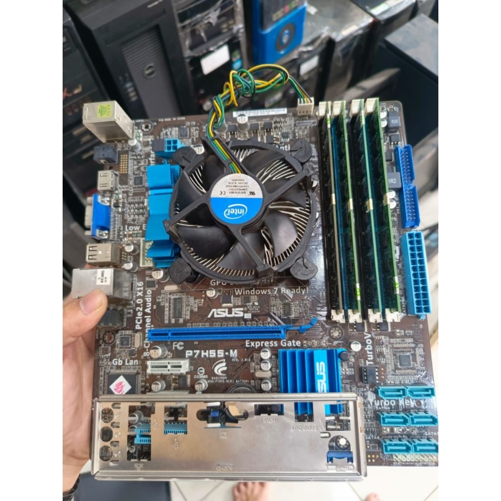 asus P7H55 core i5 670 ram 16gb ddr3