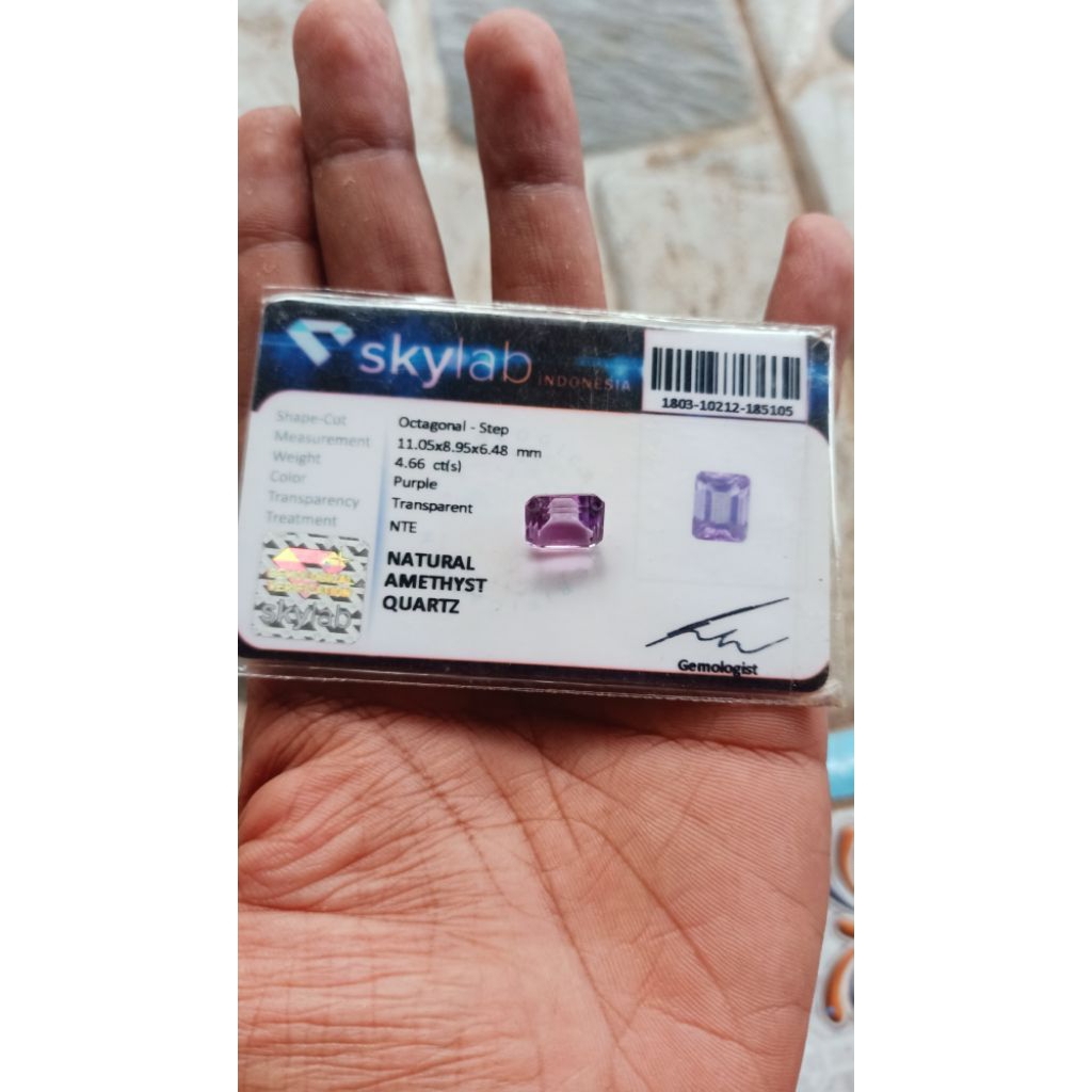 natural amethyst kecubung ungu