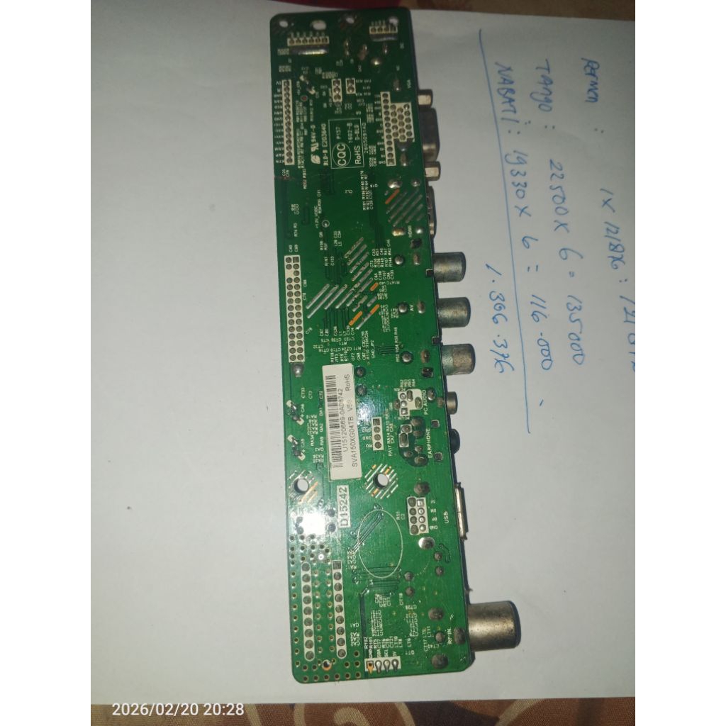 MAINBOARD TV LED IKEDO 17"