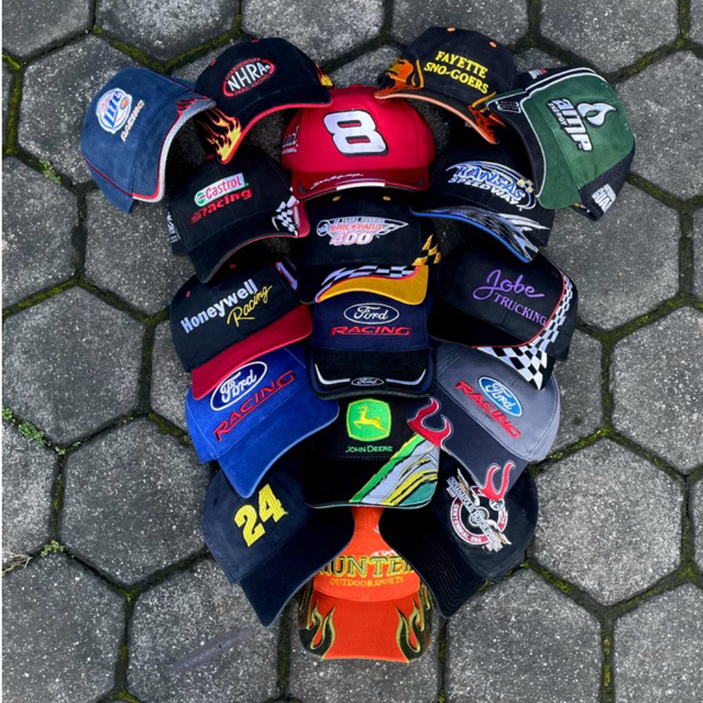 Topi Vintage Racing Nascar Official Rare Original