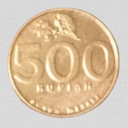 15 Uang Koin 500 Melati Kuning (per koin Rp 922)
