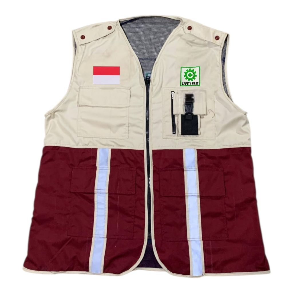 ROMPI SAFETY CUSTOM / SAFETY VEST KOMBINASI / ROMPI PROYEK