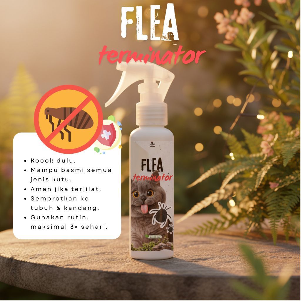 Spray Pembasmi Kutu Anabul untuk Anjing & Kucing – Aman Dijilat, Anti Kutu & Tungau
