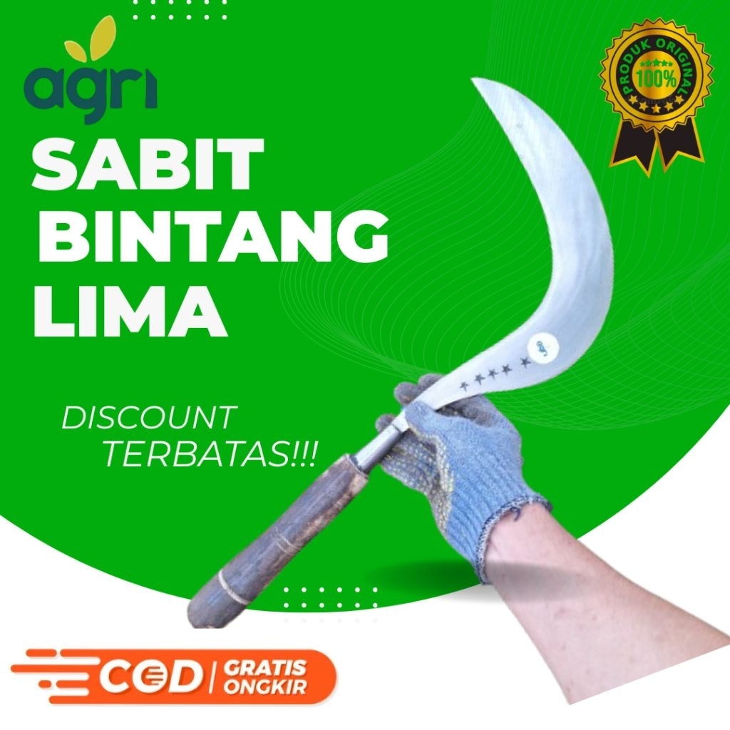 Sabit rumput ranting baja per asli madura