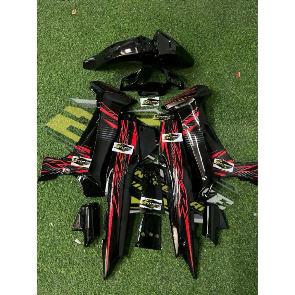 Paket fullset halus body Fizr Yamaha Fiz r Full Clutch 2004 Hitam Merah Full Custom Terbaik di Kelas