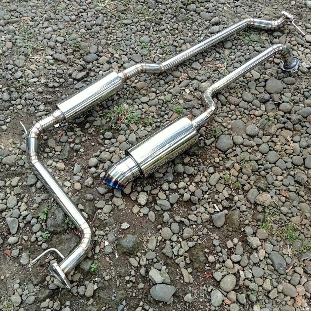 Knalpot Mobil Centerpipe + Bolt On Honda Jazz GE8