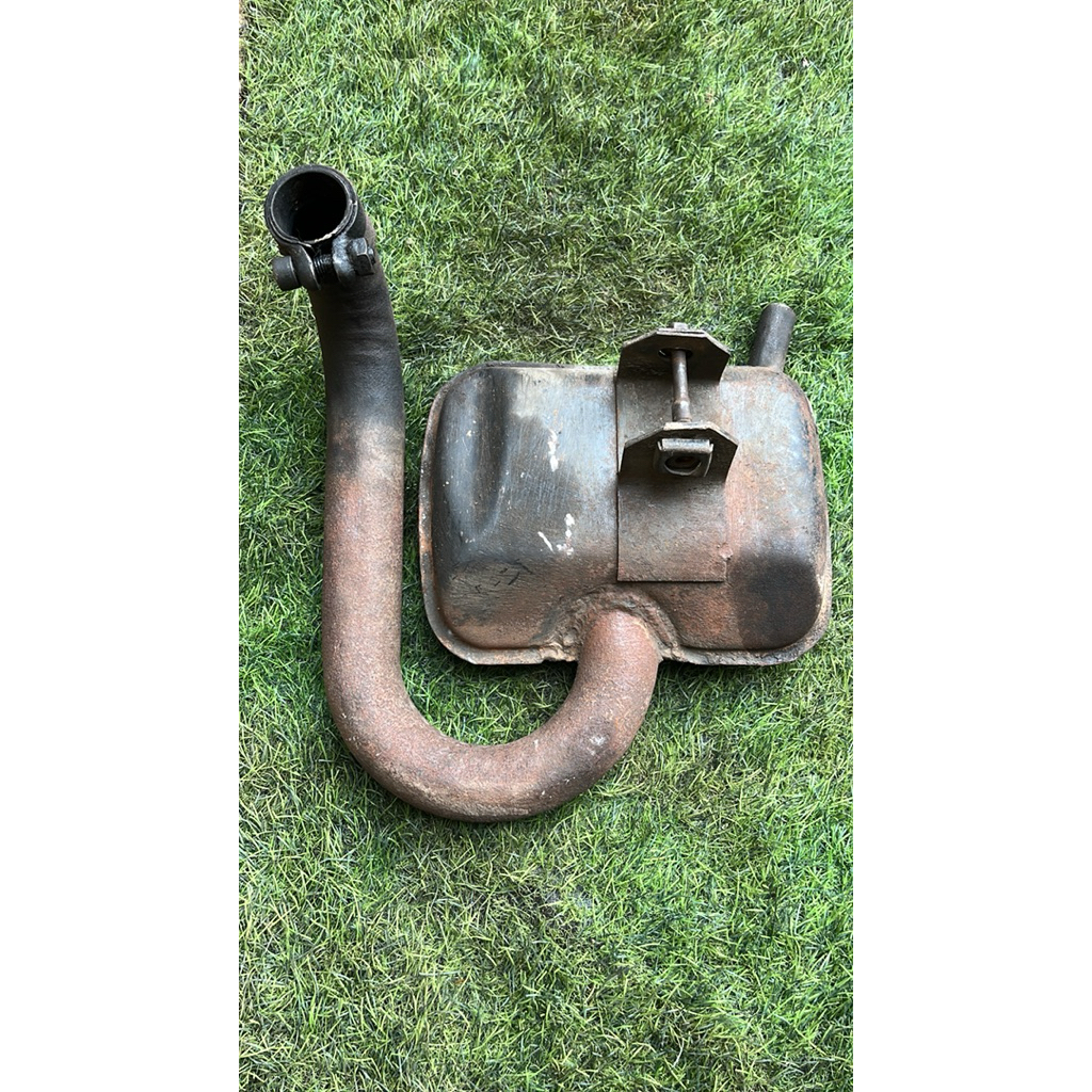 knalpot vespa excel dgm krut original