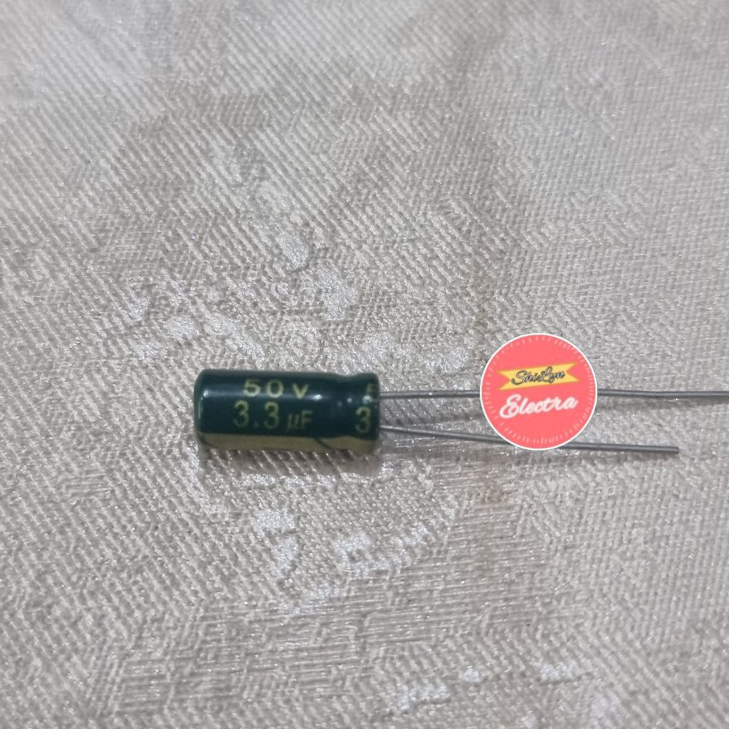ELCO 3.3UF 50V ELKO 3.3 UF 50 VOLT KAPASITOR