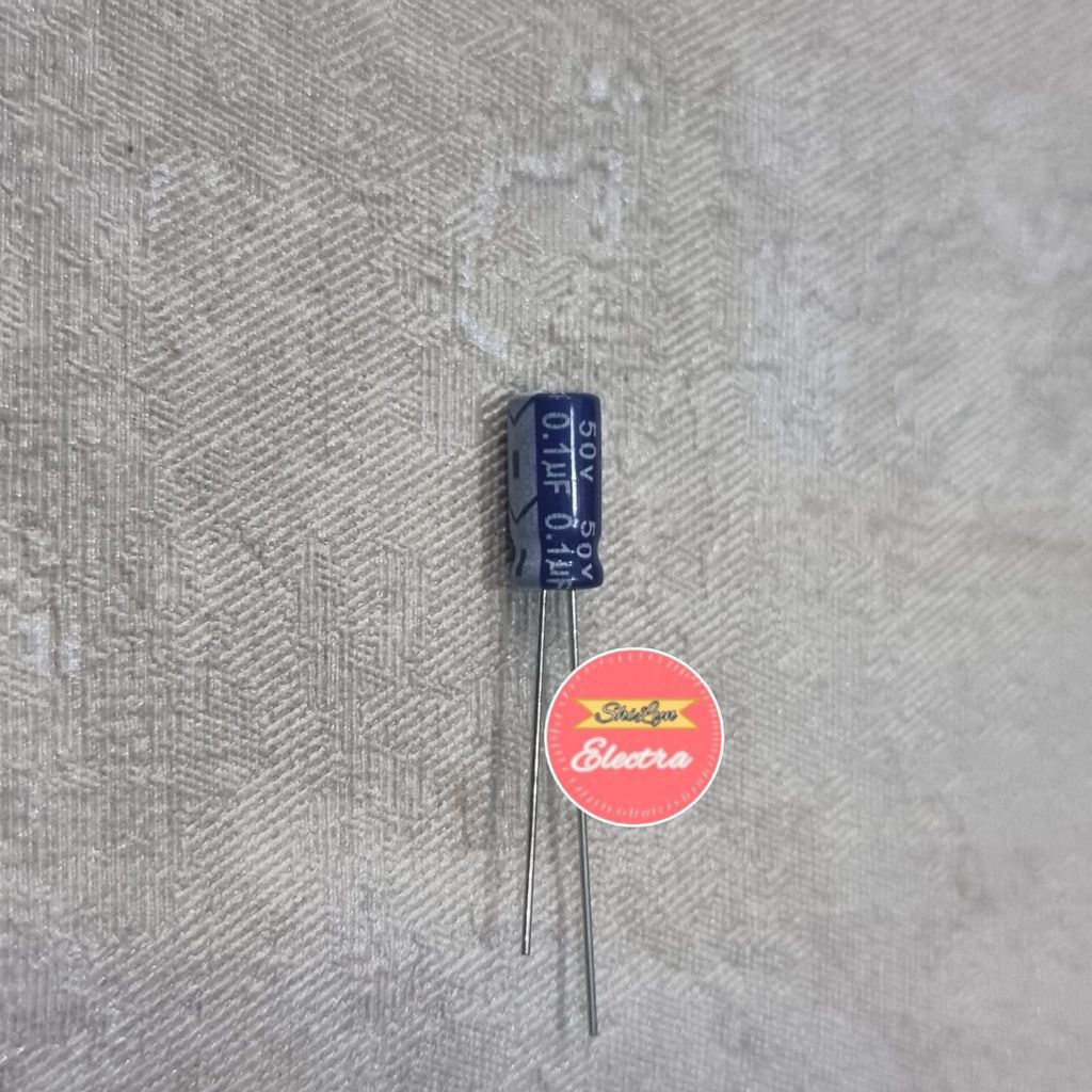 ELCO 0.1UF 50V ELKO 0.1 UF 50 VOLT KAPASITOR