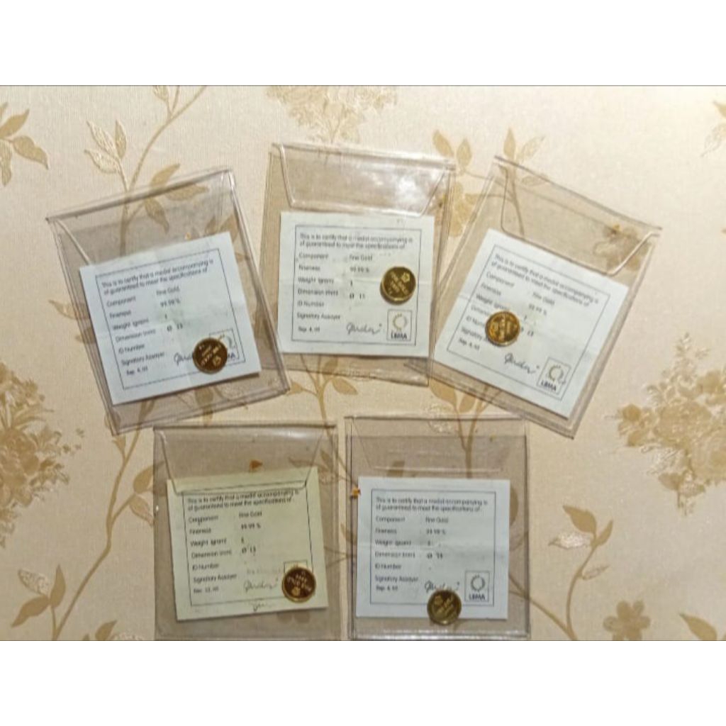 Logam Mulia 1 Gr Bulat Antam