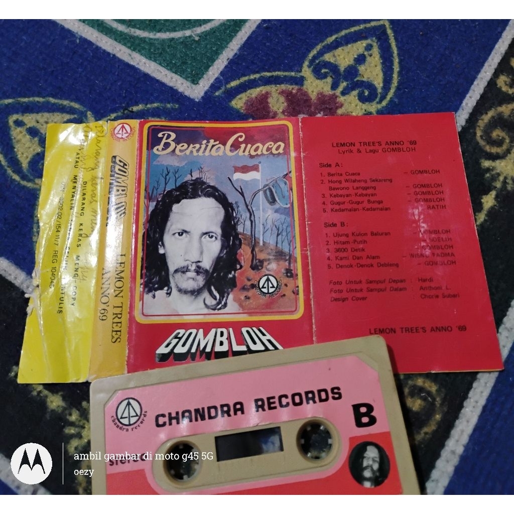 Kaset pita Gombloh & Lemon Tree's - berita cuaca