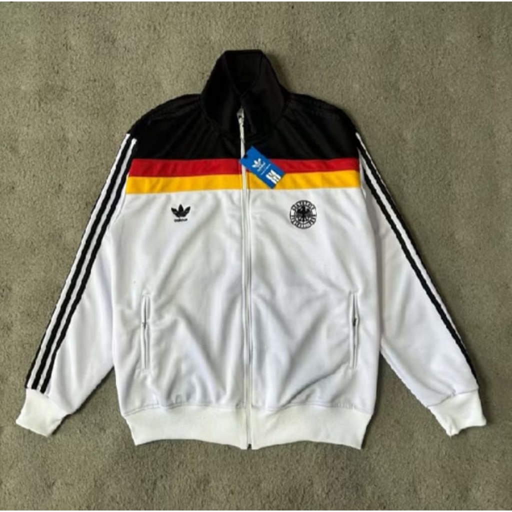 JAKET TREAKTOP ADIDAS JERMAN FUL TAGE LEBEL TERLARI