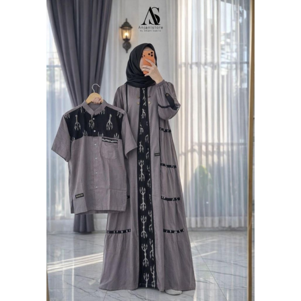 Gamis Etnik Anjani Store Twill UNIQLO