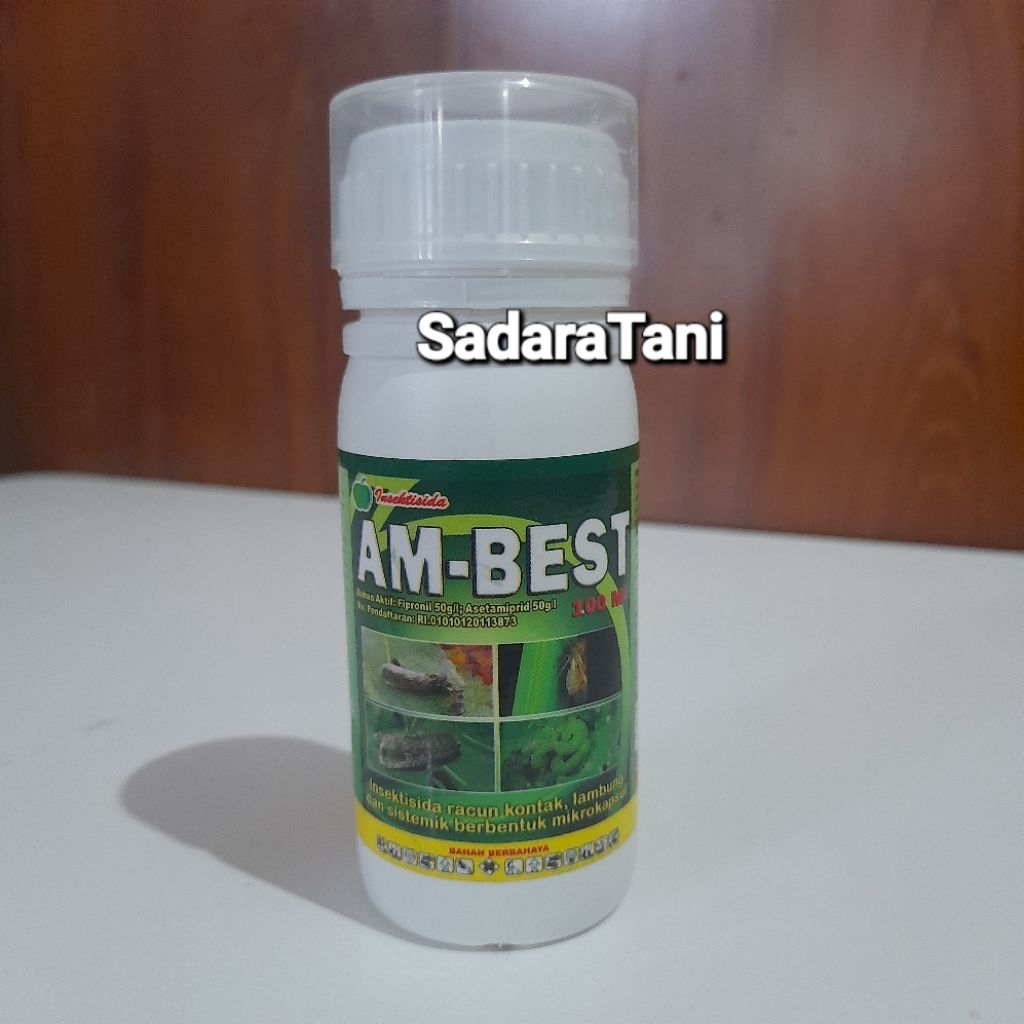 Insektisida AMBEST 100ME 100ml Bahan aktif : fipronil 50g/l + Asetamiprid 50g/l