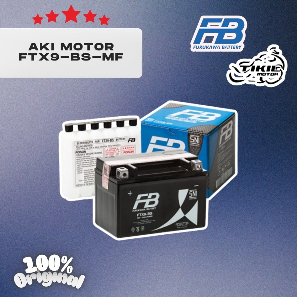 AKI FURUKAWA BATTERY FTX9-BS 12V - 8 Ah