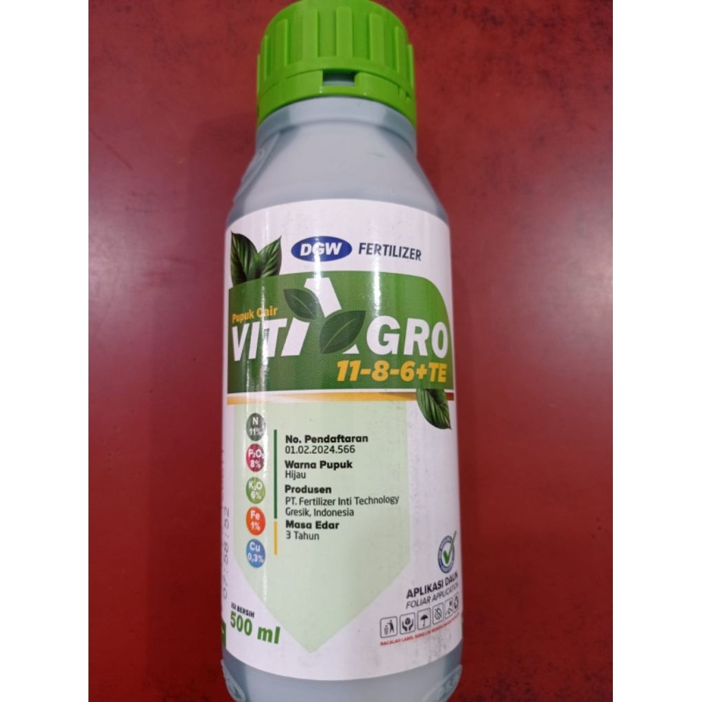 Pupuk Cair VITAGRO 500ml (bonus 1 kaos)