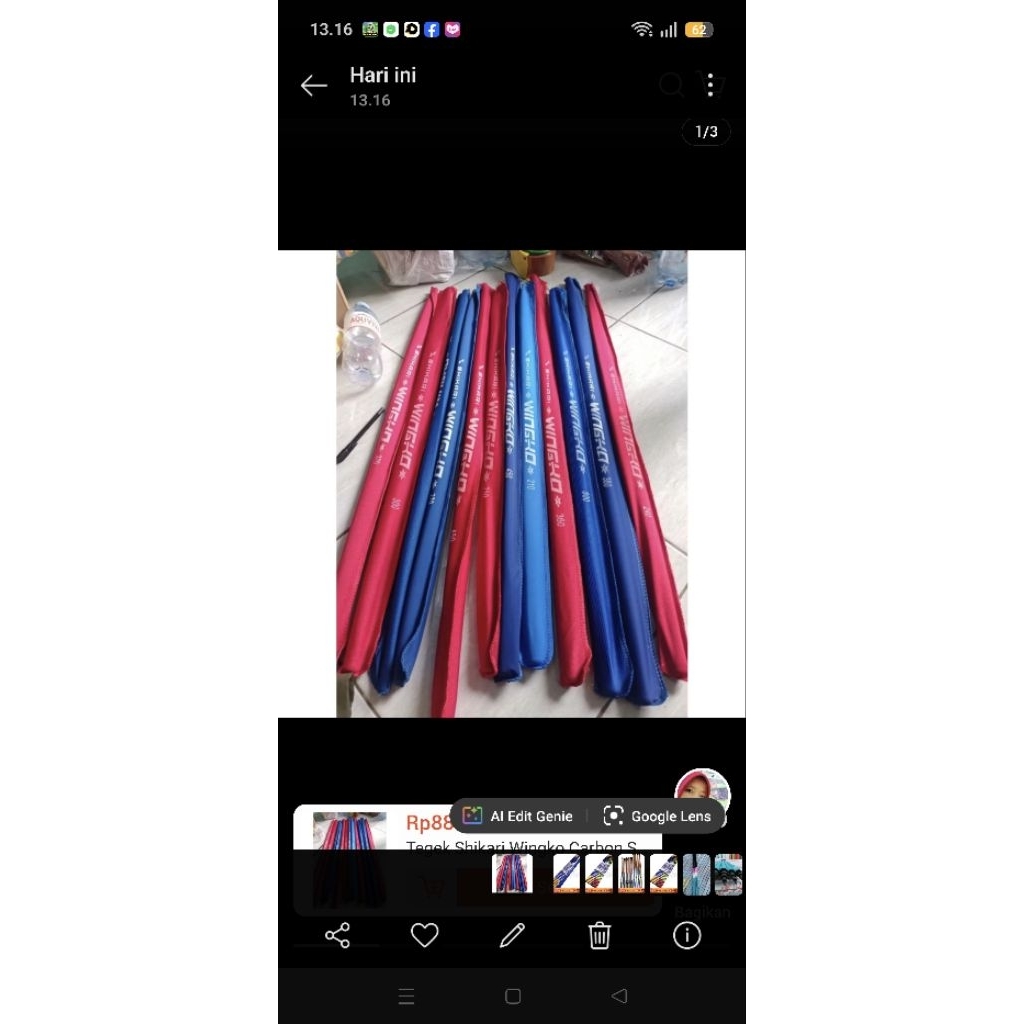 Tegek Shikari Wingko Carbon kaku