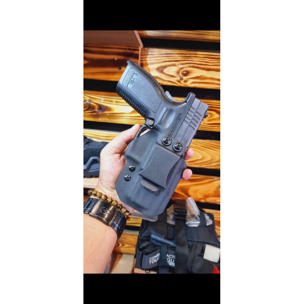 HOLSTER DALAM HS BAHAN KYDEX USA / HOLSTER IWB / HOLSTER TERSEMBUNYI / HOLSTER PREMAN