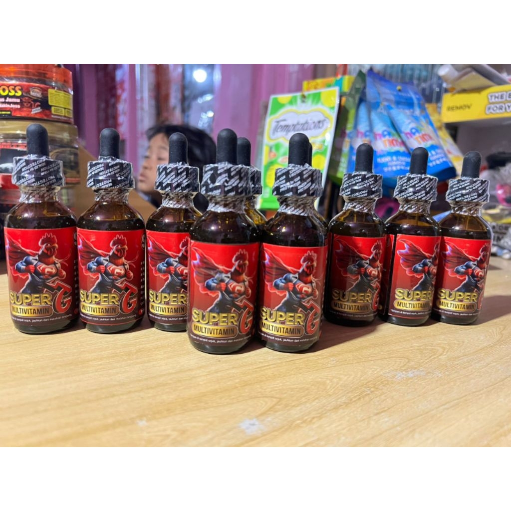 SUPER G Multivitamin Ayam Membantu Menambah Tenaga Merah Merona - untuk ayam