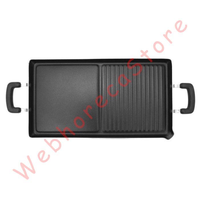 2in1 Double Side Grill Griddle Pan Non-stick/ Panggangan Teflon Alum