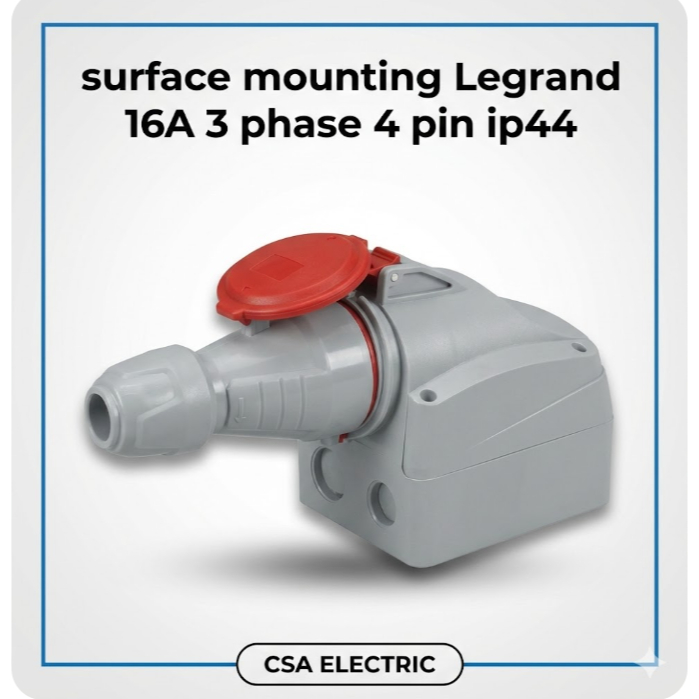 surface mounting Legrand 16A 3 phase 4 pin ip44