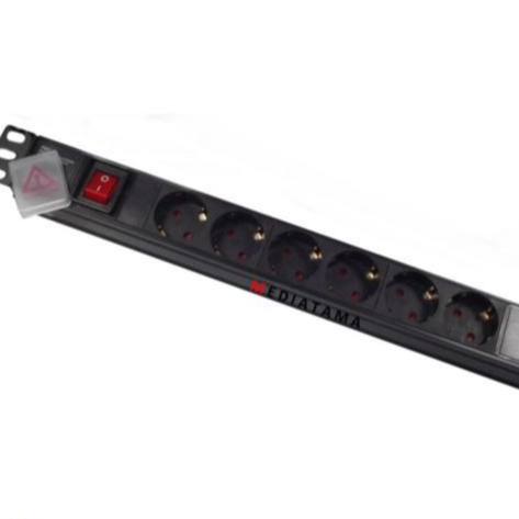 Minipro Power Distribution Unit Rack Server 6 Port Germany Socket 3500W 1U 6Way PDU Germany for 19" 