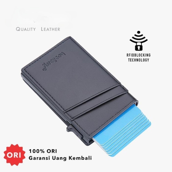 Eiger Wallet - Dompet Kartu Pria Kulit Pu Rfid Protector Card Holder K9297