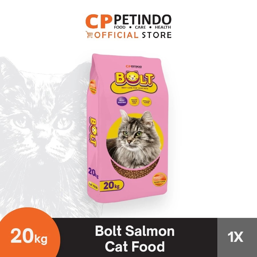 Grab/Gojek - Bolt Cat Salmon Bolt Salmon 20 Kg Bolt Makanan Kucing