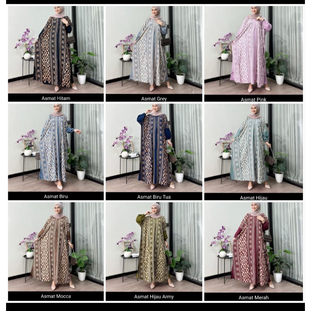 Daster Wanita Kaftan Rayon